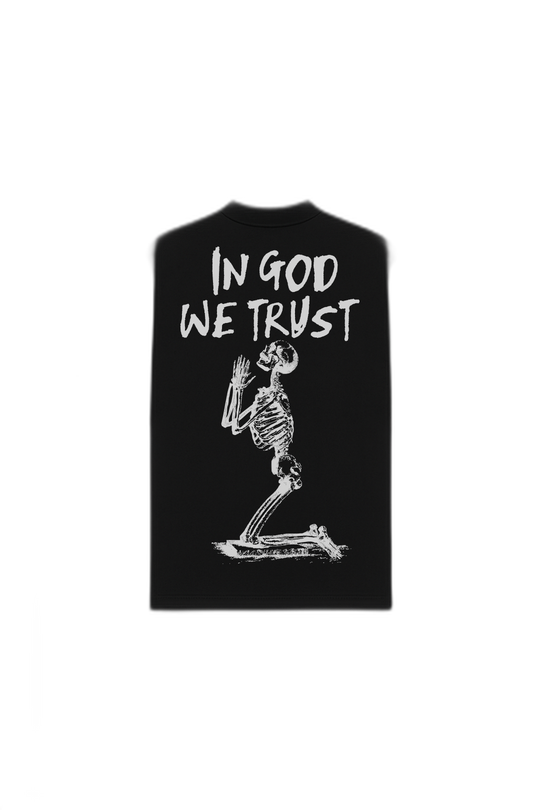 In God We Trust Black Oversized T-Shirt