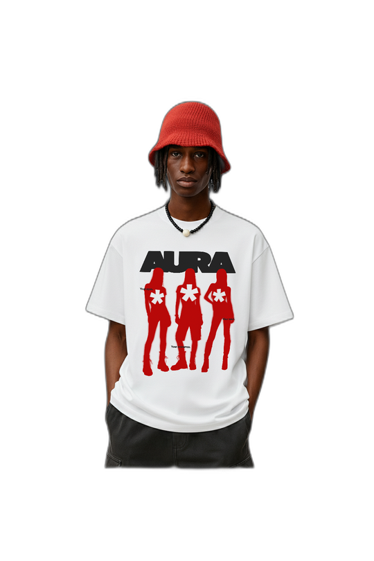 Aura White Oversized T-Shirt