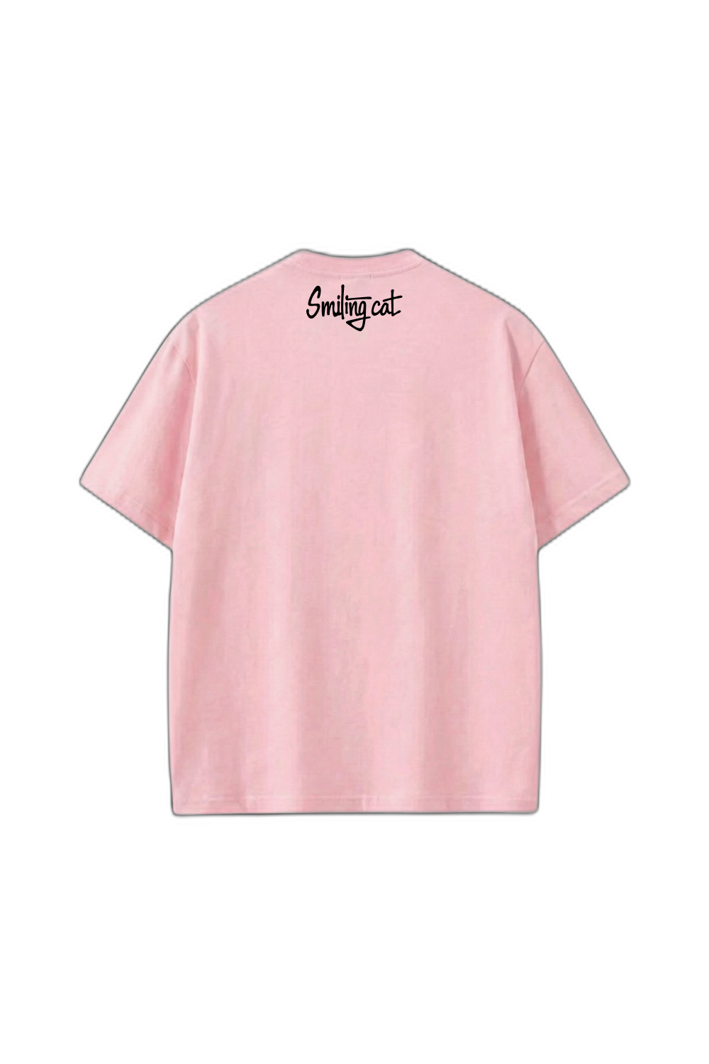 Smiling Cat-Create More Than U Consume Tshirt(Pink)