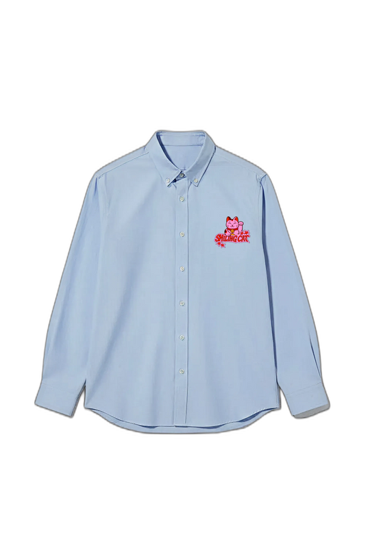 Smiling Cat-Sometimes All You Need Is a Billion Dollars Shirt(Blue)