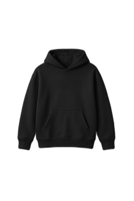 Love Will Be the Death of Me Black Oversized Hoodie