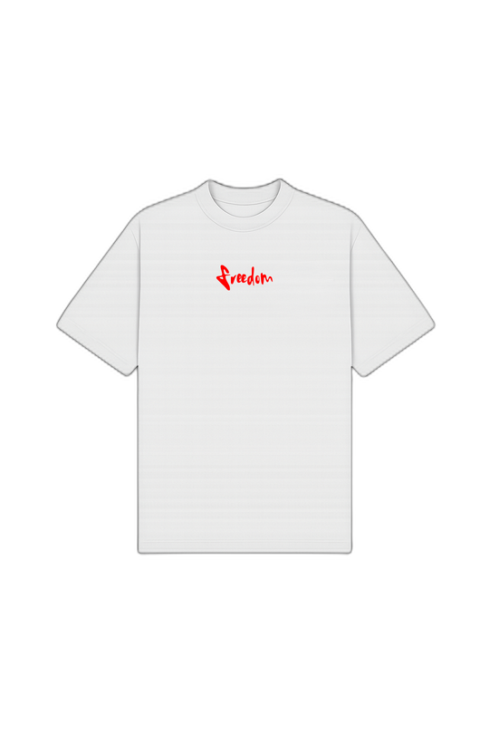 Freedom White Oversized T-Shirt