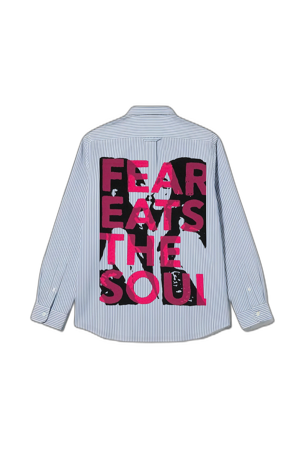 Smiling Cat- Fear Eats the Soul Striped Shirt