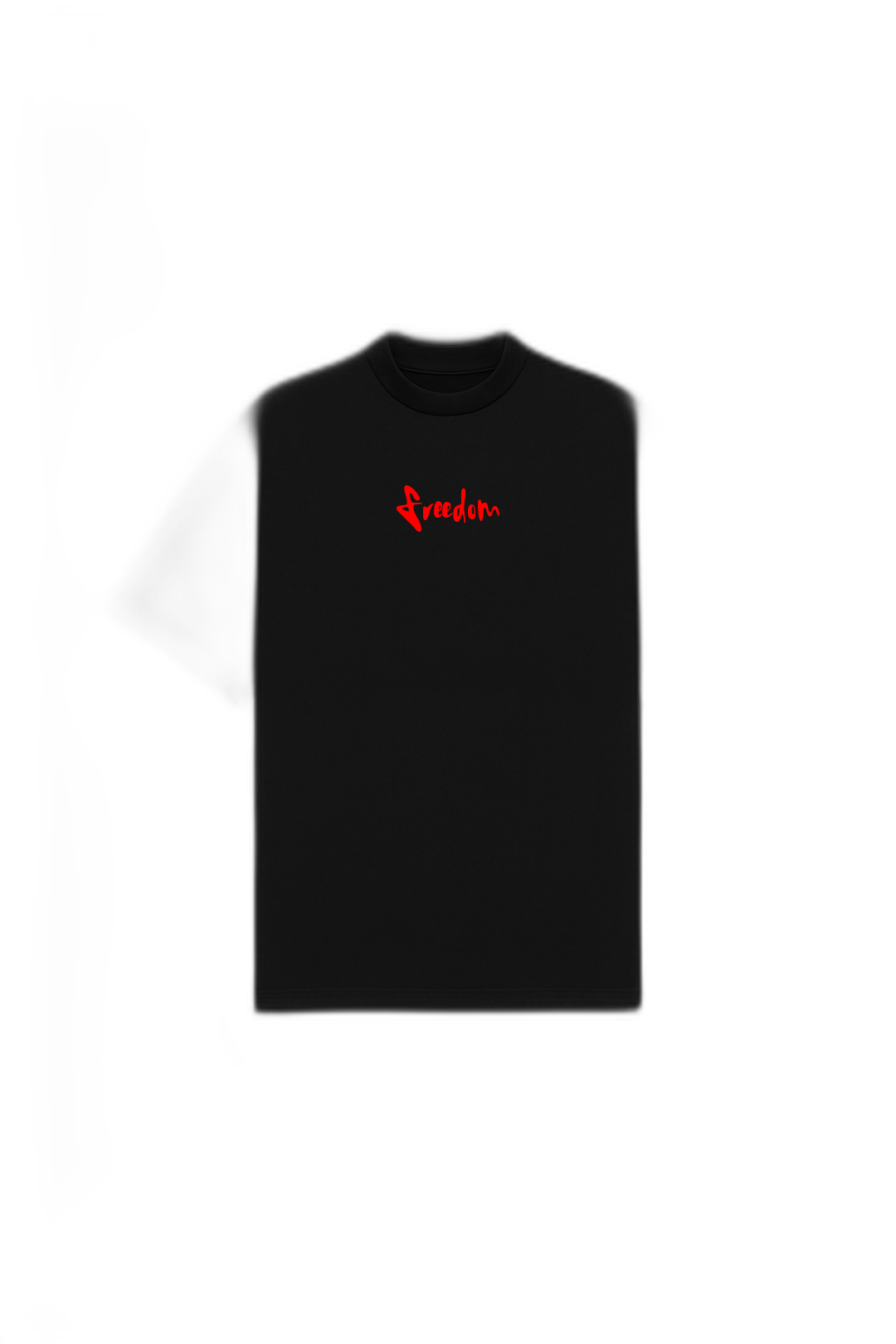 Freedom Black Oversized T-Shirt