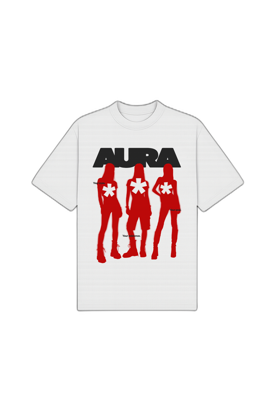 Aura White Oversized T-Shirt