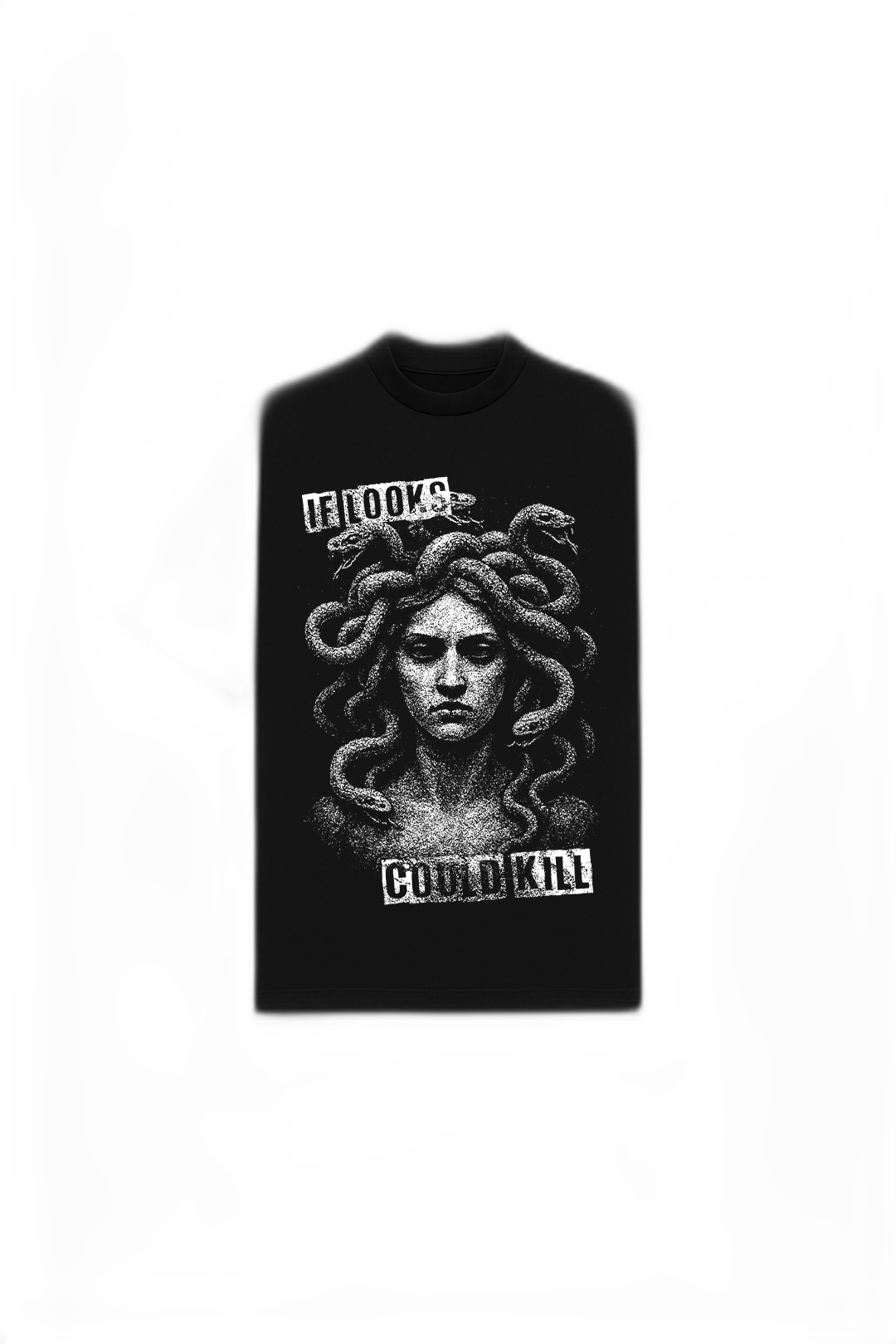 If Looks Could Kill Black Oversized T-Shirt