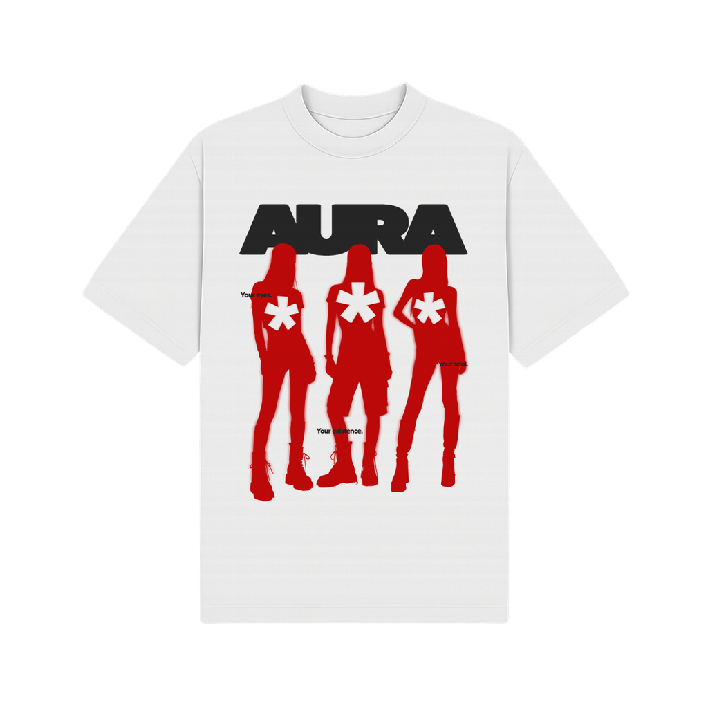 Aura White Oversized T-Shirt