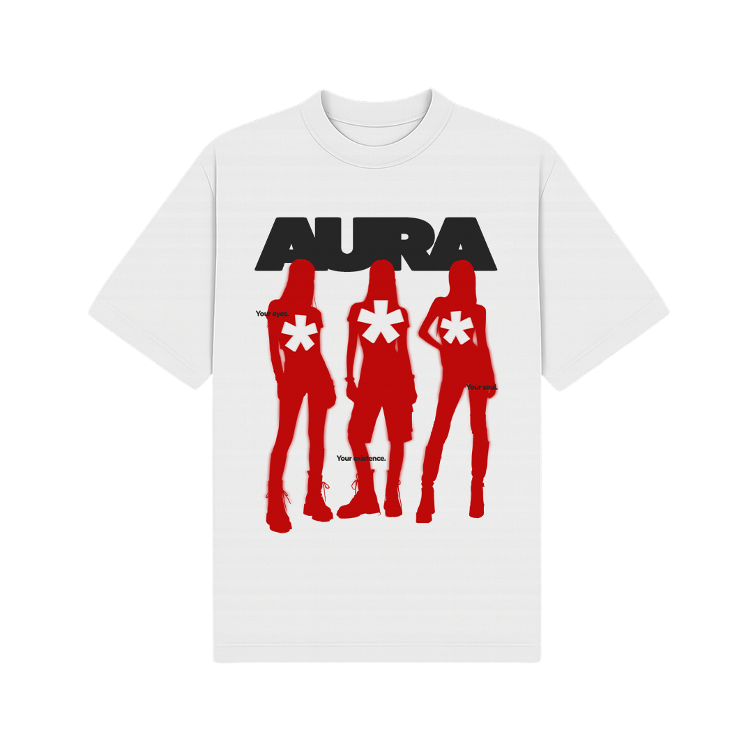 Aura White Oversized T-Shirt