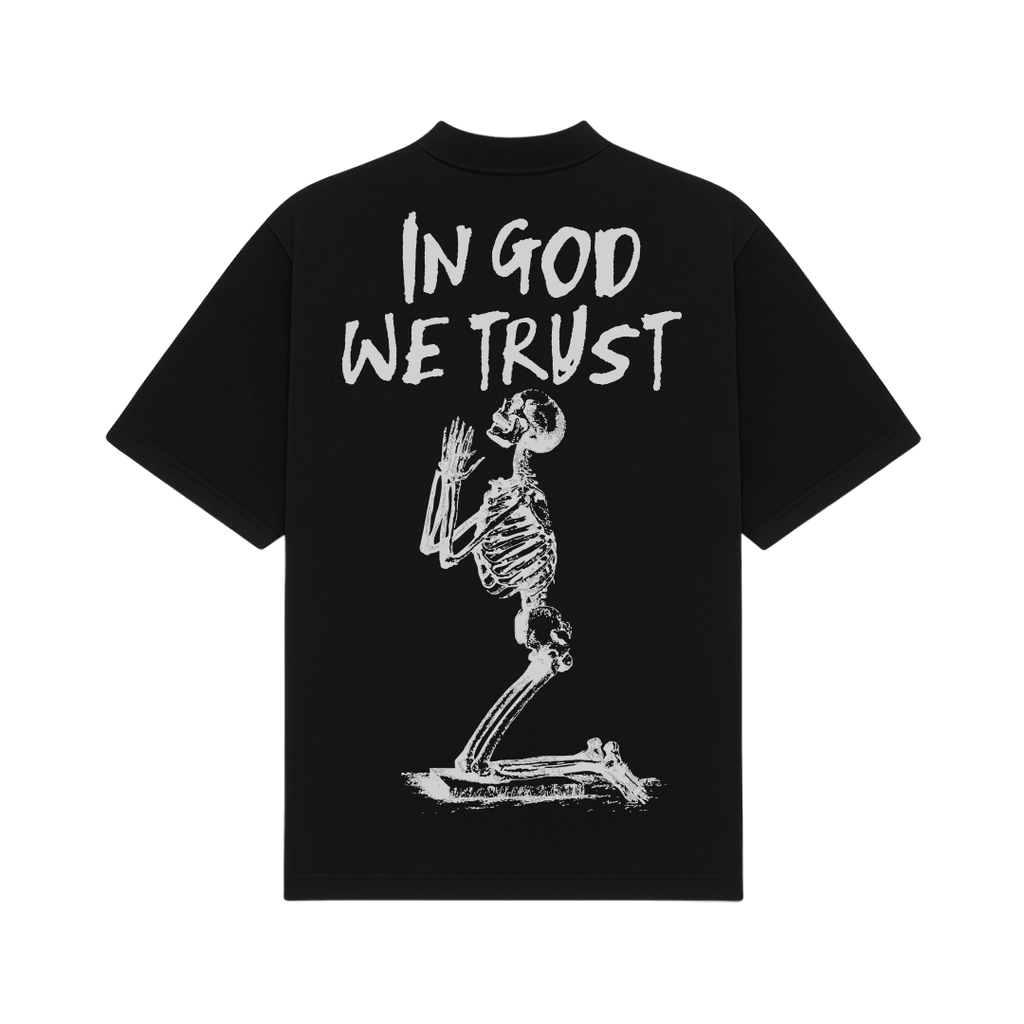 In God We Trust Black Oversized T-Shirt