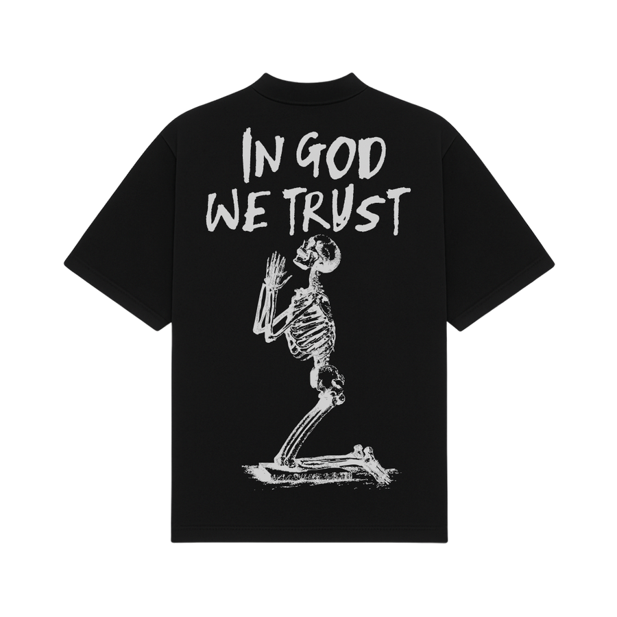 In God We Trust Black Oversized T-Shirt