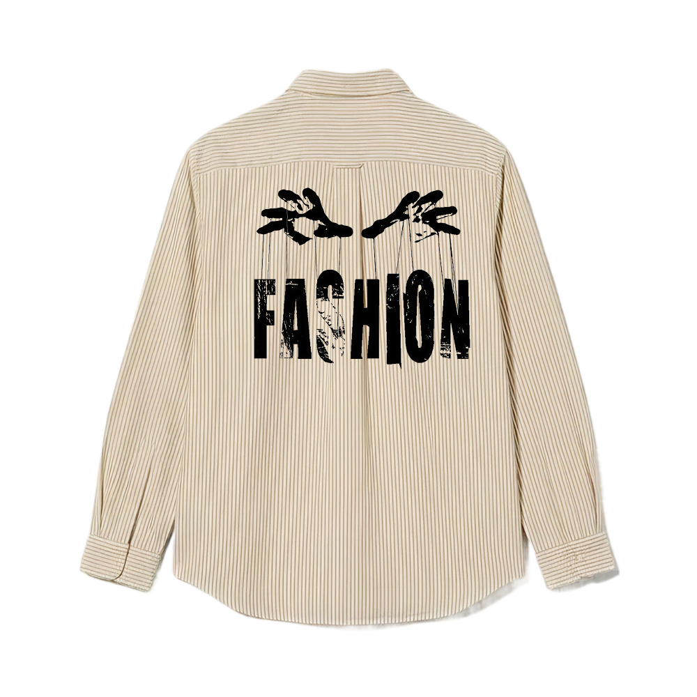 Smiling Cat- Fashion Striped Shirt