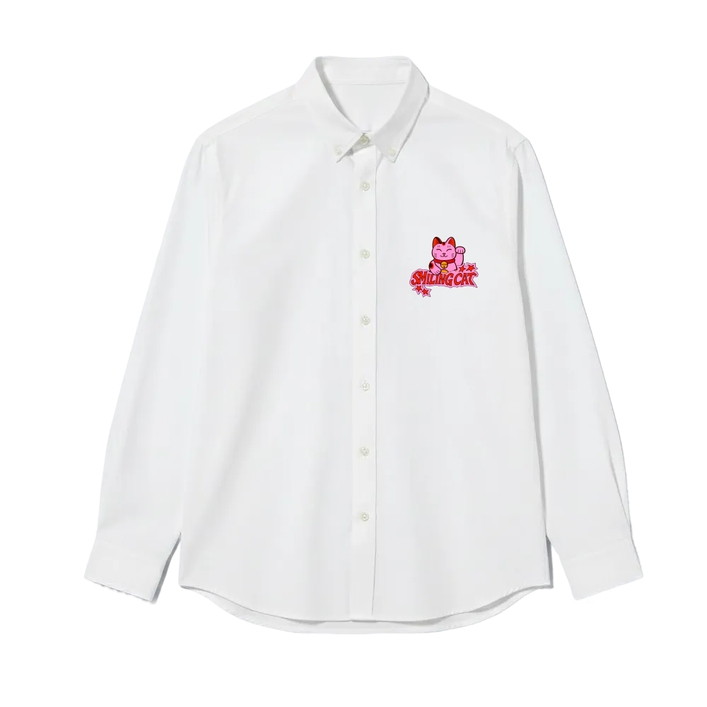 Smiling Cat-Get Up We Ain_t Rich Yet Shirt