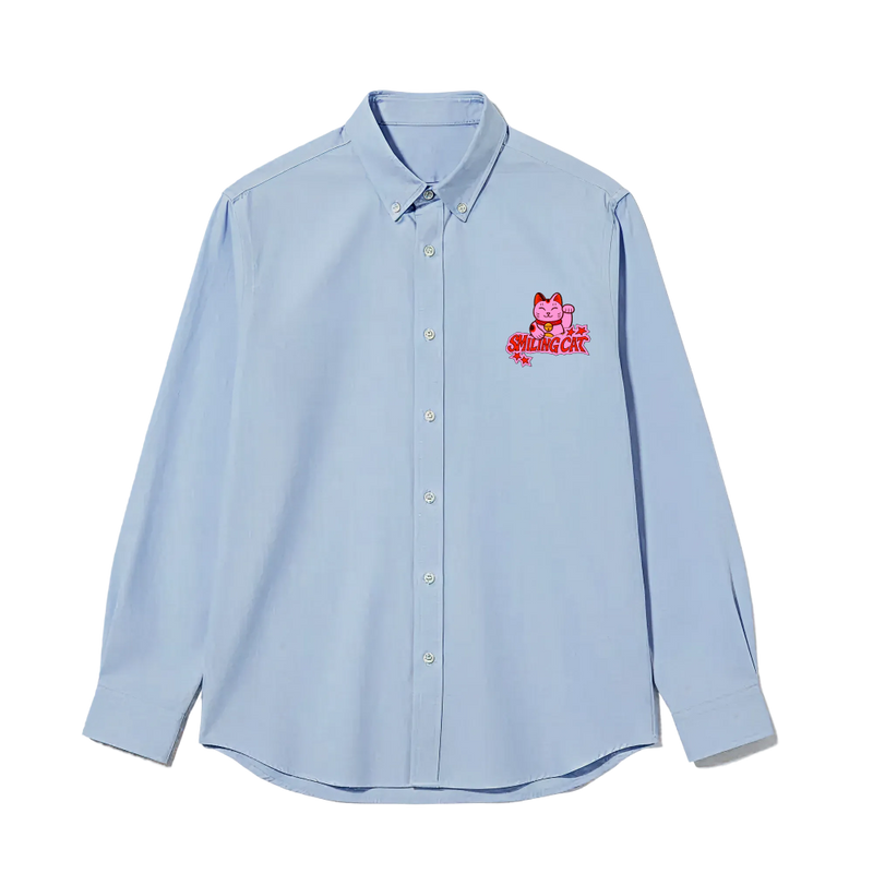 Smiling Cat-Sometimes All You Need is a Billion Dollars Shirt(Blue)
