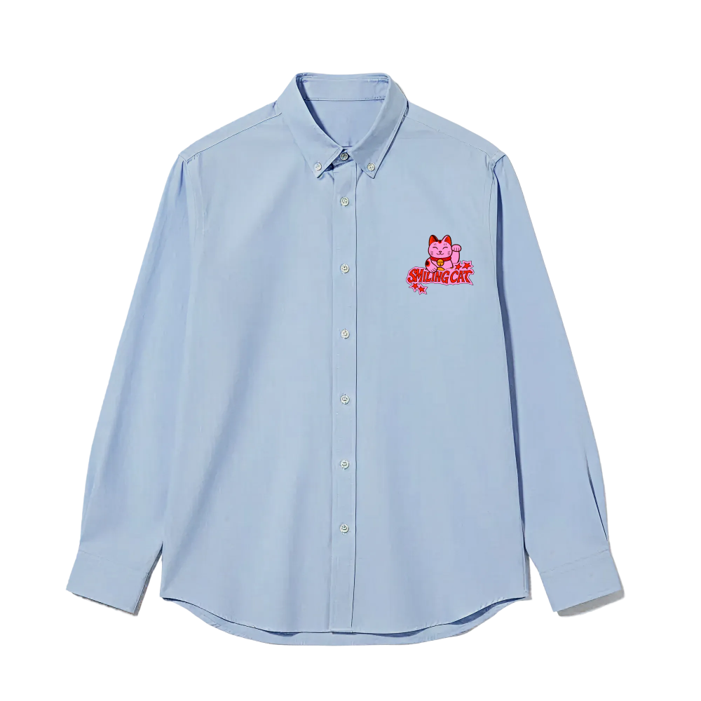 Smiling Cat-Sometimes All You Need is a Billion Dollars Shirt(Blue)