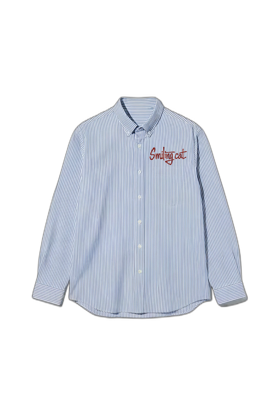 Smiling Cat- Out of This World Striped Shirt