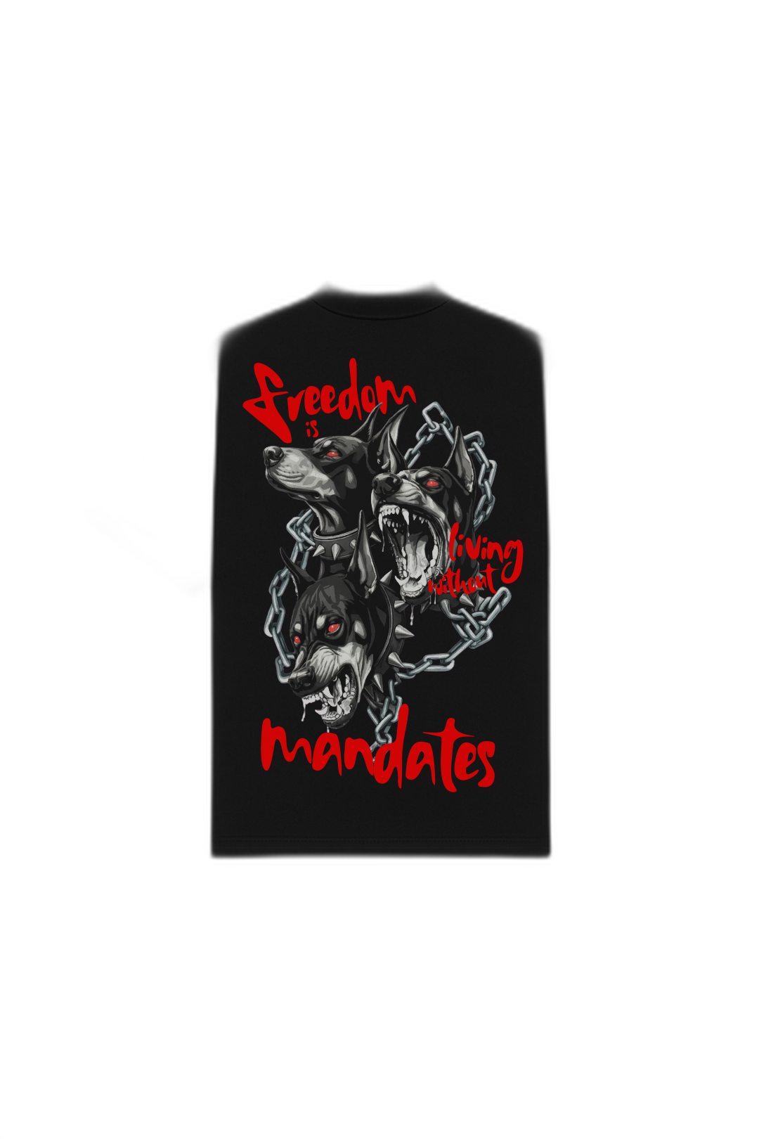 Freedom Black Oversized T-Shirt