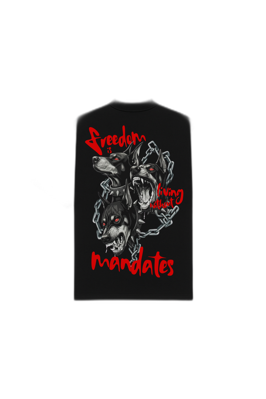 Freedom Black Oversized T-Shirt