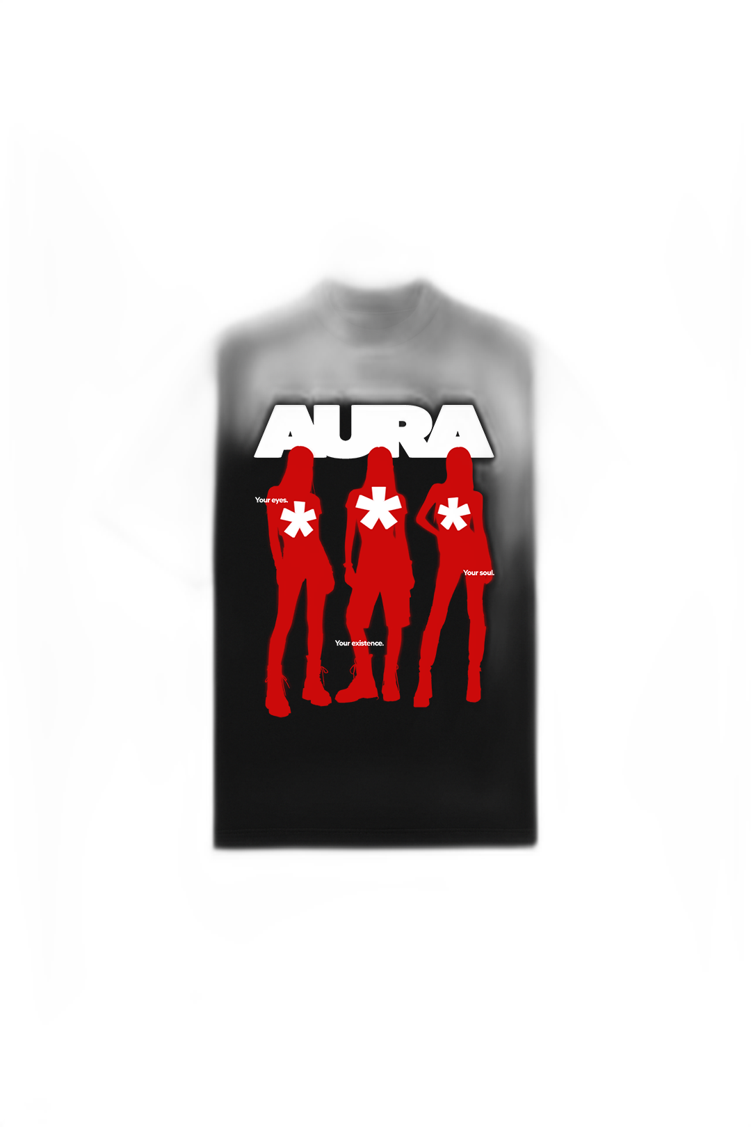 Aura Black Oversized T-Shirt
