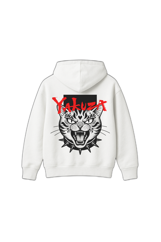 Yakuza White Oversized Hoodie