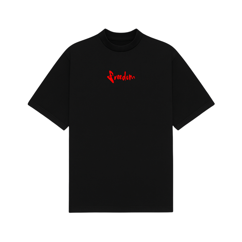 Freedom Black Oversized T-Shirt