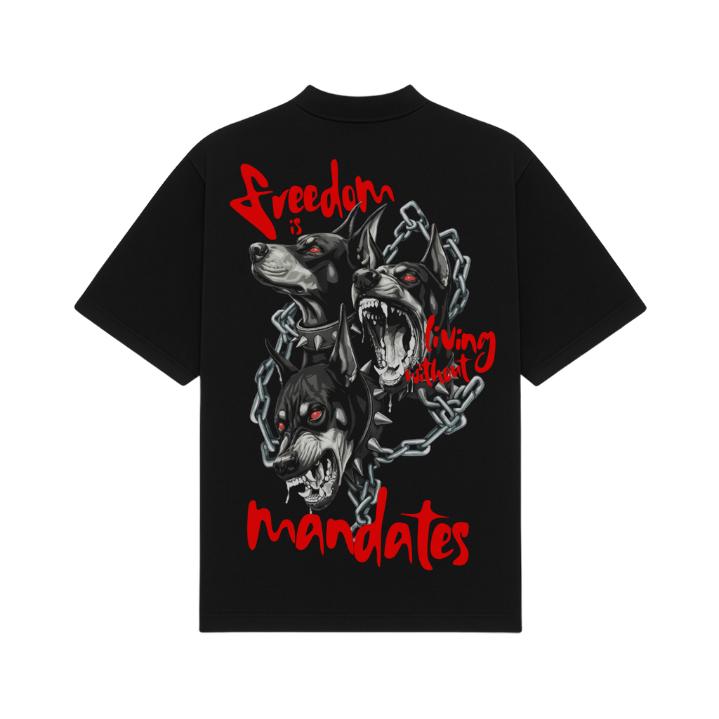 Freedom Black Oversized T-Shirt