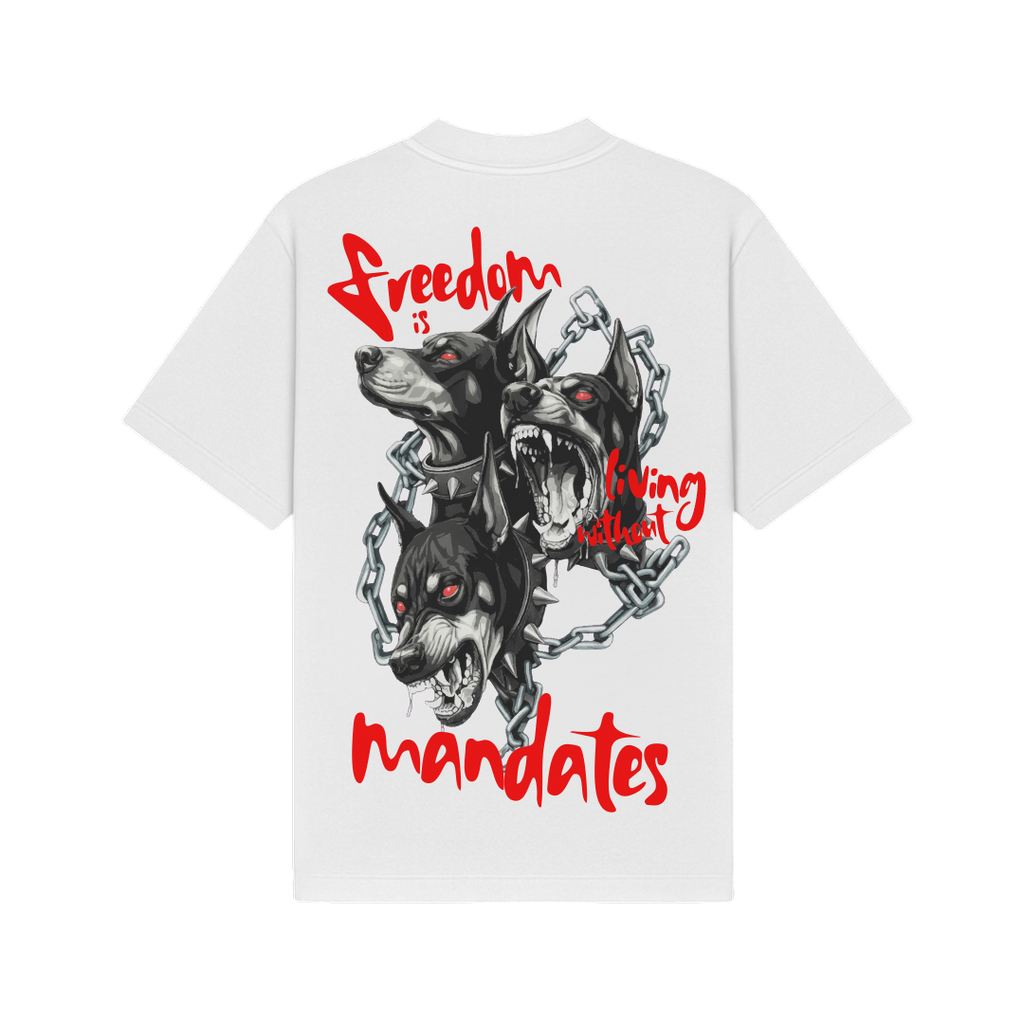 Freedom White Oversized T-Shirt