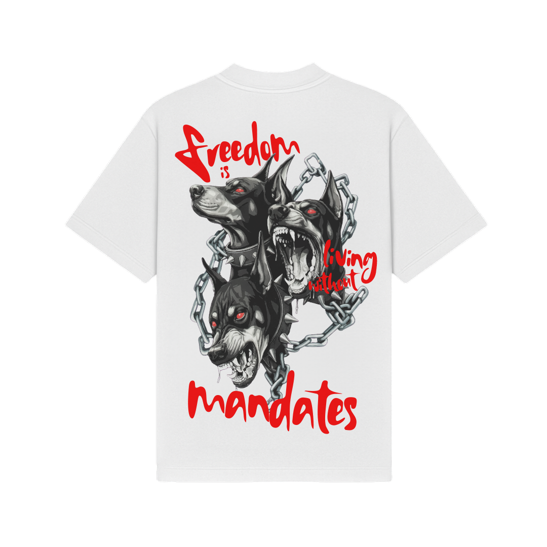 Freedom White Oversized T-Shirt