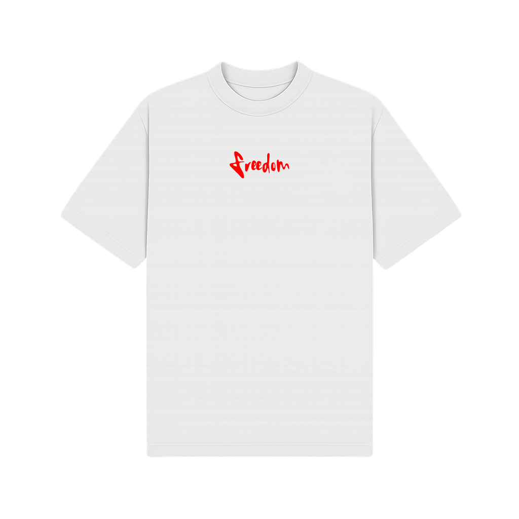 Freedom White Oversized T-Shirt