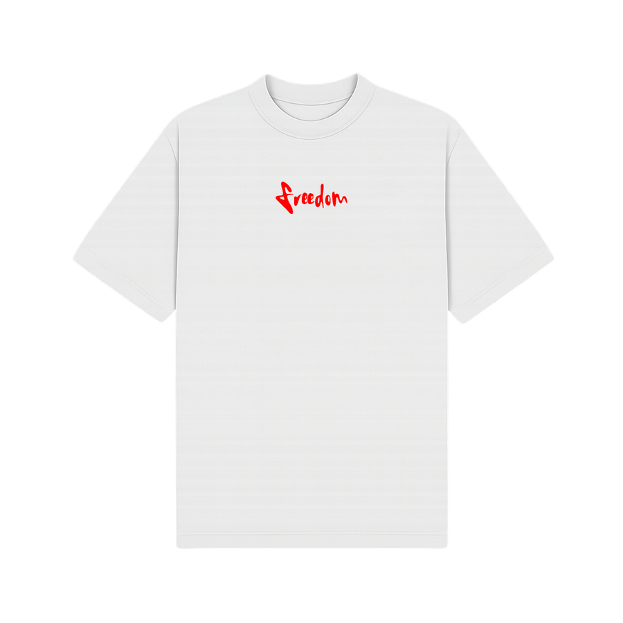 Freedom White Oversized T-Shirt