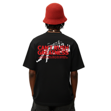 Can't Rush Greatness Black Oversized T-Shirt