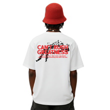 Can't Rush Greatness White Oversized T-Shirt